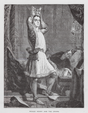 Prince Henry and the Crown (engraving)