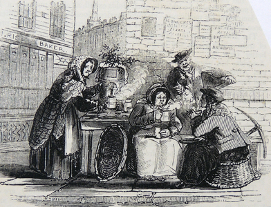 Coffee Stalls, 1850 (engraving)