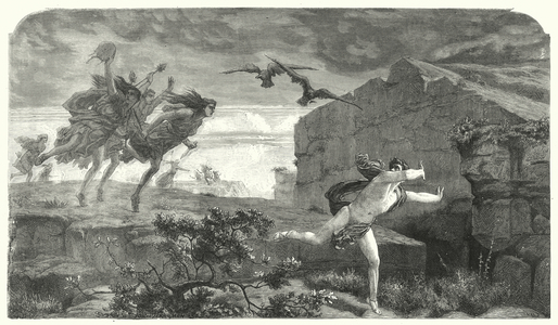 La Mort de Penthee (engraving)
