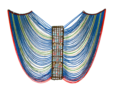 Sudan / South Sudan: Dinka Man's corset in beads, fibre and wire, mid-20th century