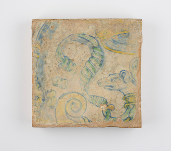 Floor tile, 1530-39 (ceramic)