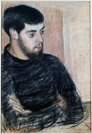Portrait of Lucien Pissarro (1863-1944), 1883 (pastel)