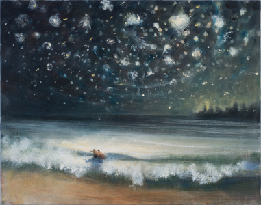 The Edge of the City by the Seashore, 2013 (oil on canvas)