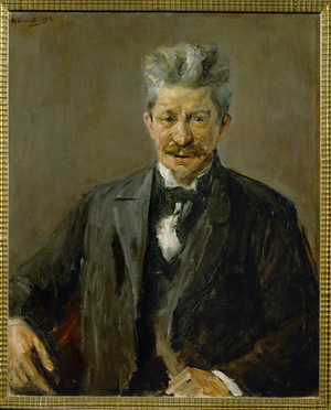 Portrait Georg Brandes, Danish art critic (painting on canvas)