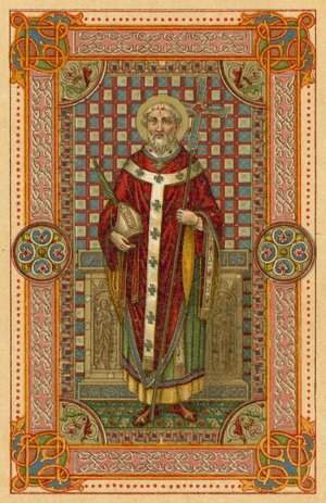 S Thomas Canturriensis (colour litho)