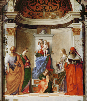 Sacra Conversazione (painting on canvas)