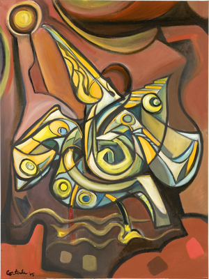 Pelican, 2005, (oil on canvas)