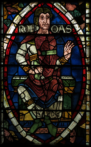 Roboas, Canterbury Cathedral, 12th-13th century (stained glass)