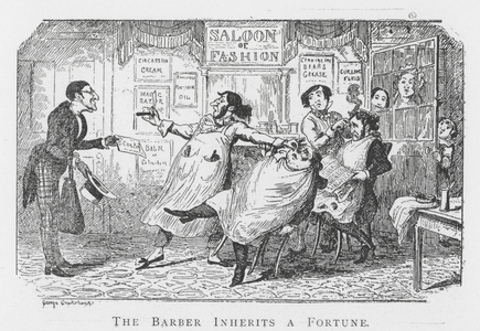 The Barber Inherits a Fortune (engraving)