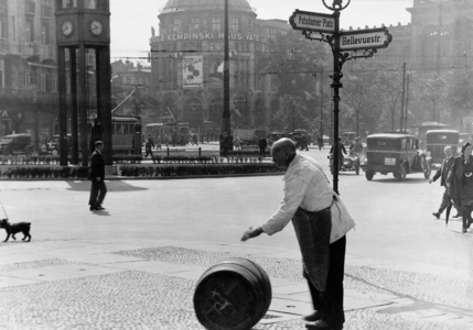 Potsdam Square (b/w photo)