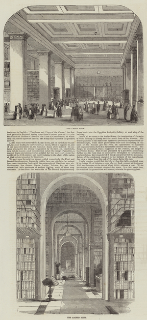 The Library of the British Museum (engraving)