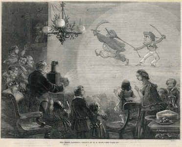 The magic lantern (engraving)