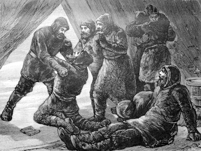 The rescue of the surviving participants of the North Pole expedition of Adolphus Greely