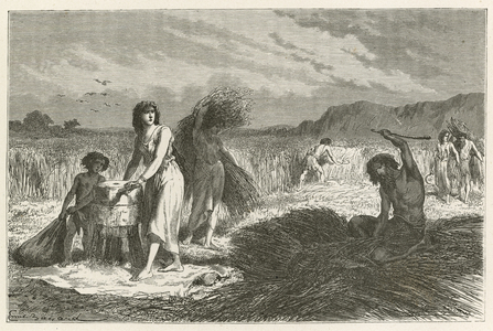 L'agriculture a l'epoque du fer (engraving)