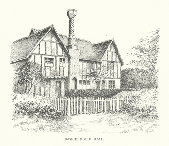 Gosfield Old Hall (litho)