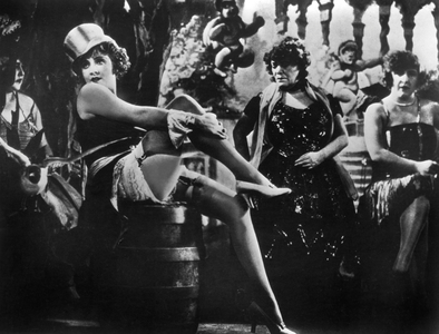 Marlene Dietrich, on-set of the Film, "The Blue Angel (Der blau Engel)", 1930 (b/w photo)