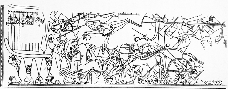 Seti I conquers Yenoam, in ancient Palestine or Syria.1279 BC