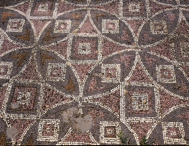 Mosaic, Basilica of Agia Triada, Sipahi,