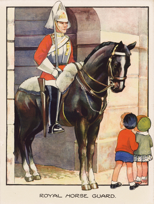 Royal Horse Guard (colour litho)