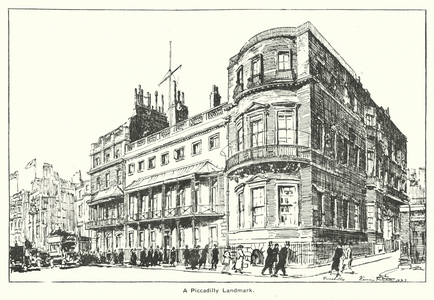 A Piccadilly Landmark (litho)