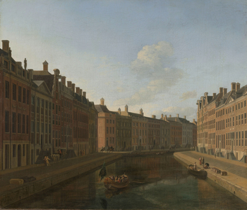 View of the Golden Bend in the Herengracht from the east, 1685 (oil on canvas)
