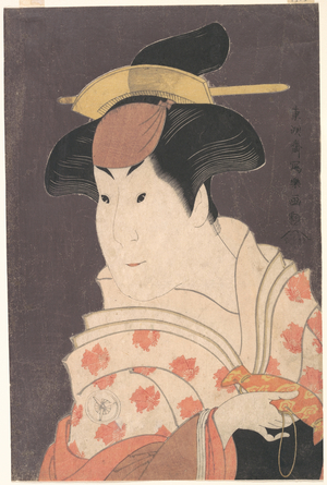 Iwai Hanshirō IV as Shigenoi in the Play "Koinyōbō Somewake Tazuna", 1794 (colour woodblock print)