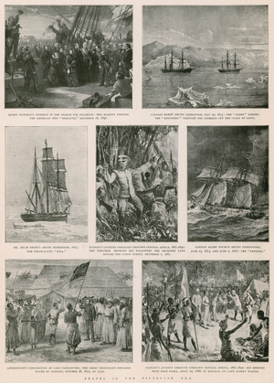 Travel in the Victorian era (photogravure)