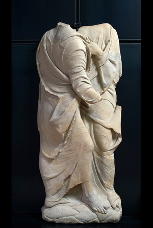 Two Apostles, c.1473-1476 (carved caciolfa stone)