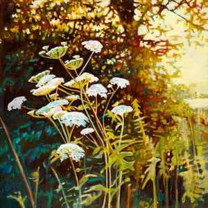 Golden Hedgerow II, 2013, (oil on canvas)