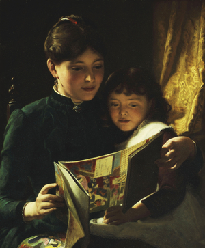 Knowledge is Power,  (oil on canvas)