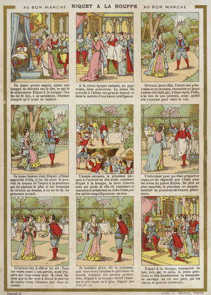 Comic Strip - Riquet A La Houppe (chromolitho)