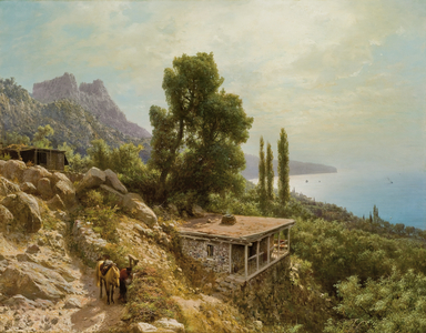 Near Ay-Petri in the Crimea, 1890 (oil on canvas)