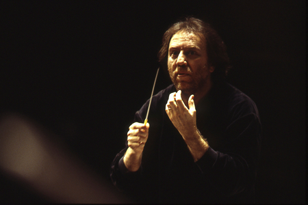 Riccardo Chailly - portrait of the Italian conductor, Paris, June 2001. Born 20 February 1953.