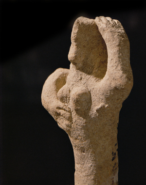 Philistine woman weeping (clay)
