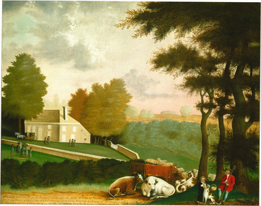 The Grave of William Penn, c.1847-1848 (oil on canvas)