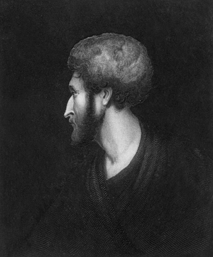 A man's head (engraving)