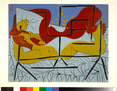 Danaé, 1962 (linocut, printed in five colours)