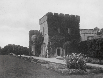 Brougham Hall, Cumberland (b/w photo)