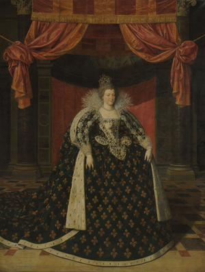 Portrait of Marie de Médicis, c.1610 (oil on canvas)