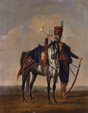 Private, Regiment of Hussars 'Karoly', c.1748 (oil on canvas)