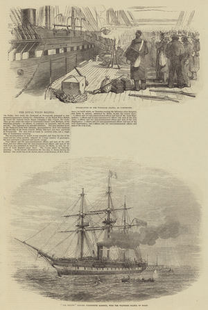 The Royal Wilts Militia (engraving)