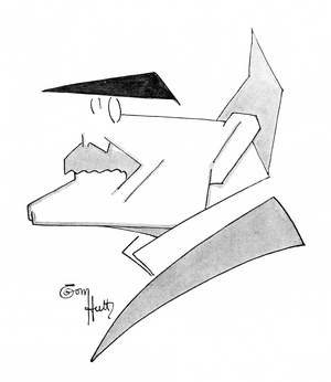 Rudyard Kipling - caricature