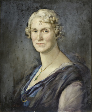 Mina Lowry, Mrs William Arbuthnot Lenox-Conyngham, c.1920-30 (oil on canvas)