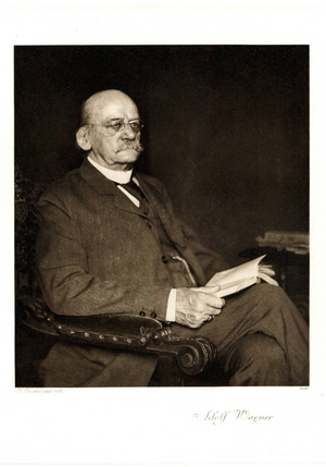 Adolf Wagner, 1904 (copper plate print)