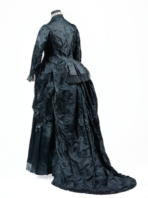 Dress (silk, cotton & jet)