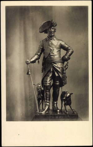 Potsdam, Sanssouci, Friedrich II the Great, Plastik