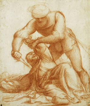 The Death of Saint Peter Martyr, (red chalk)