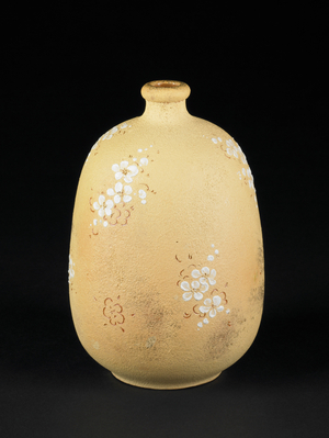 Vase, 1885 (glazed earthenware with slip decoration & gilding)