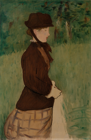 Young Woman in a Garden, 1879 (oil on canvas)