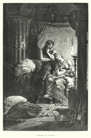 Eponine et Sabinus (engraving)